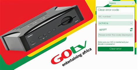 gotv without smart card|GOTV decoder agent id.